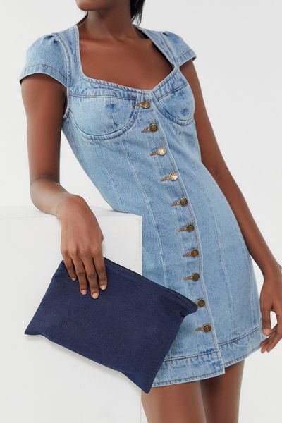 Urban Renewal Recycled Denim Pouch