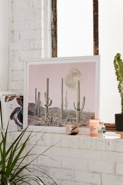 Sisi And Seb In The Desert Art Print