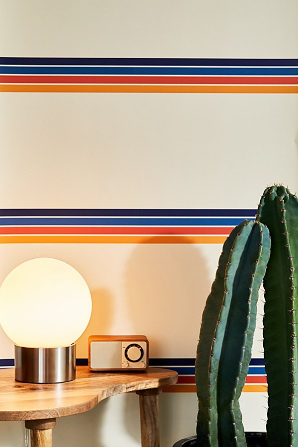 Urban Outfitters Retro Stripe Removable Wallpaper