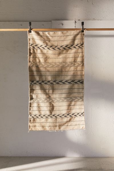 Urban Renewal One-Of-A-Kind Moroccan Woven Wool Rug