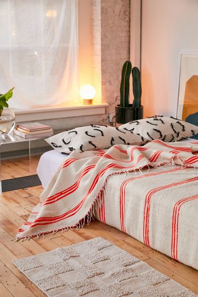 Urban Renewal One-Of-A-Kind Oversized Moroccan Wool Blanket