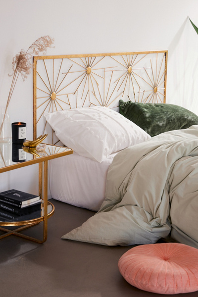 Urban Outfitters Metal Sunburst Headboard In Gold ModeSens