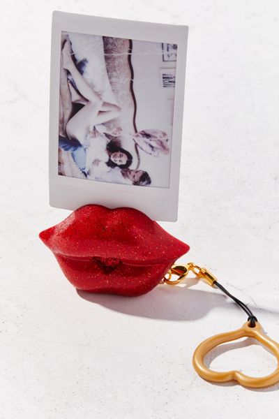 SWAK Shimmer Kiss Picture Holder Keychain