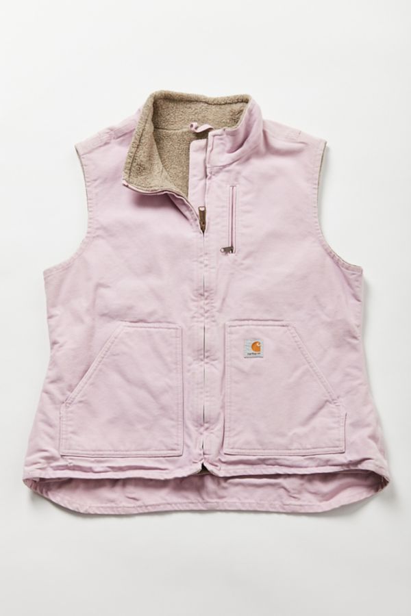 Vintage Carhartt Pink Vest Urban Outfitters