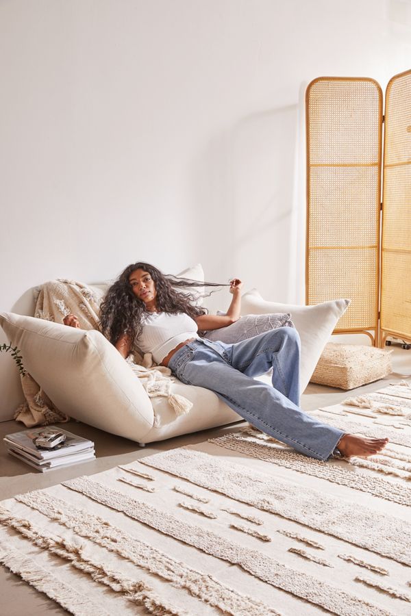 Slide View: 1: Cirrus Convertible Floor Sofa