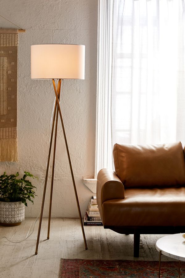 Slide View: 1: Clara Tripod Floor Lamp