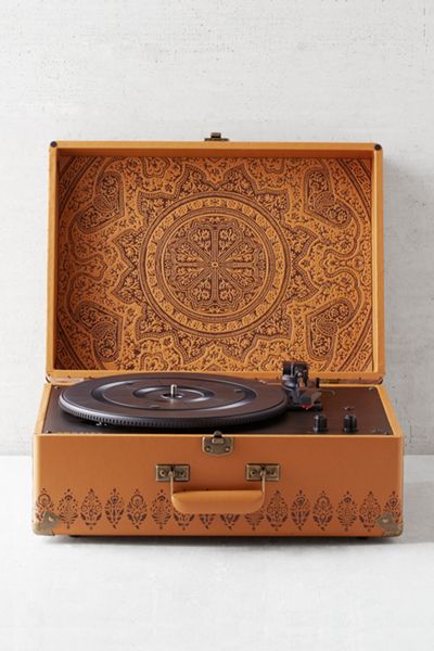 Crosley UO Exclusive Keepsake Embossed Portable USB Record Player