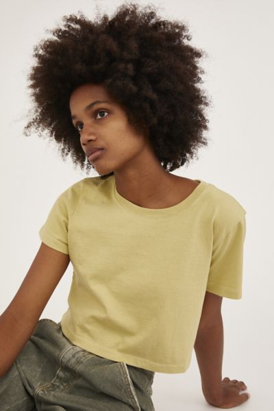 Urban Outfitters Uo Best Friend Essential Tee In Olive