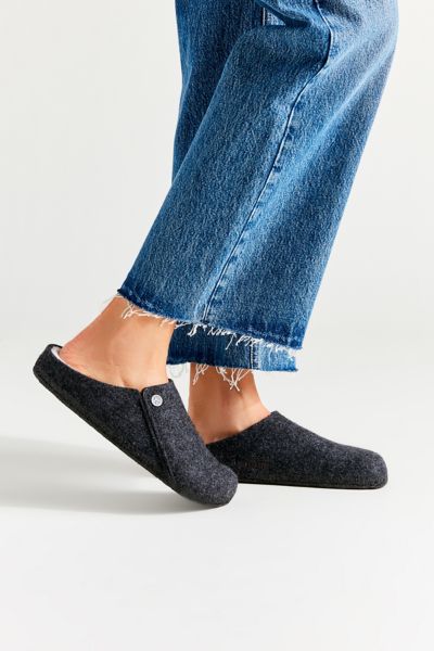 Birkenstock Zermatt Wool Clog In Anthracite