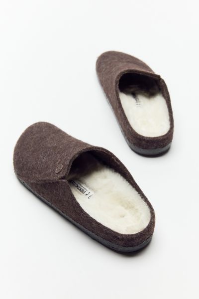 Birkenstock Zermatt Wool Comfort Clog In Brown