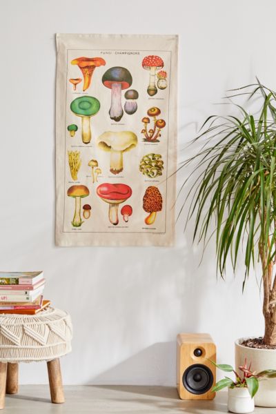 Urban Outfitters Specimen Reference Flag Tapestry In Fungi