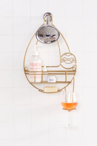 Urban Outfitters Sloth Shower Caddy In Gold
