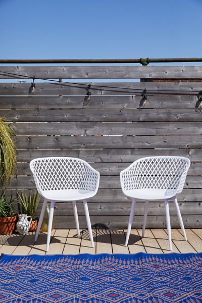 Urban Outfitters Jai Outdoor Chair - Set Of 2 In White