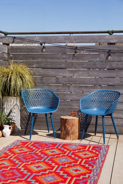 Urban Outfitters Jai Outdoor Chair - Set Of 2 In Blue