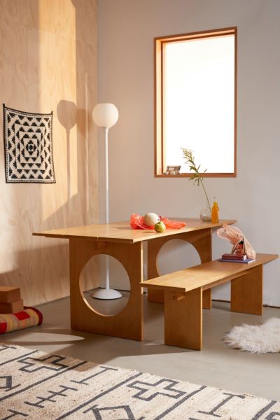 Urban Outfitters Astrid Dining Table In Brown