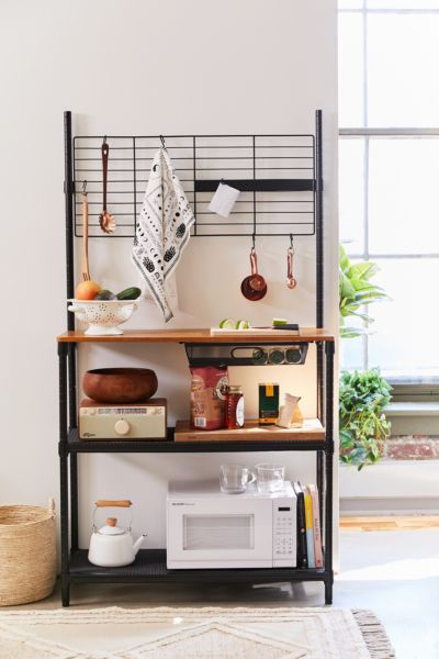 Urban Outfitters Kitchen Storage Station In Black