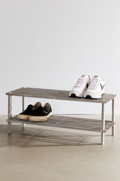 Urban Outfitters Marie Shoe Rack In Grey