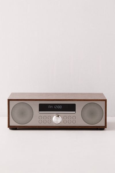 Crosley Fleetwood Radio Cd Player Bluetooth Speaker In Brown