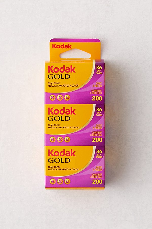 Kodak Gold 200 35mm Film 3-pack In Multi