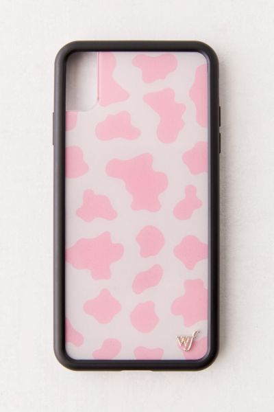 Wildflower Pink Moo Cow Print Iphone Case In Iphone Xr