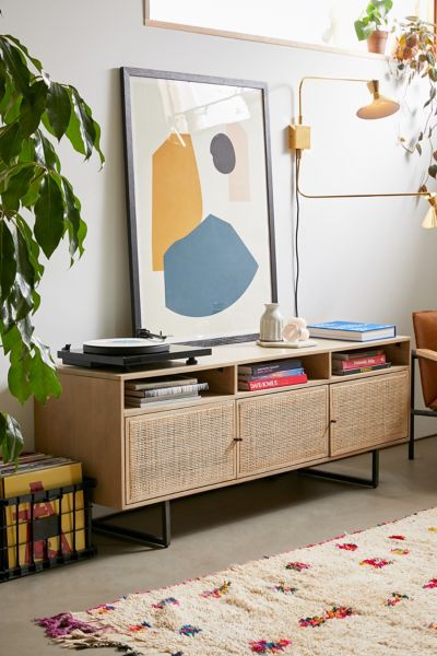 Urban Outfitters Ivy Media Console In Light Brown