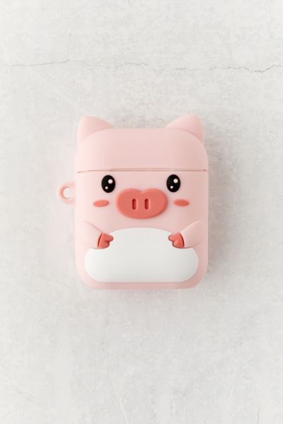Urban Outfitters Shaped Silicone Airpods Case In Pig