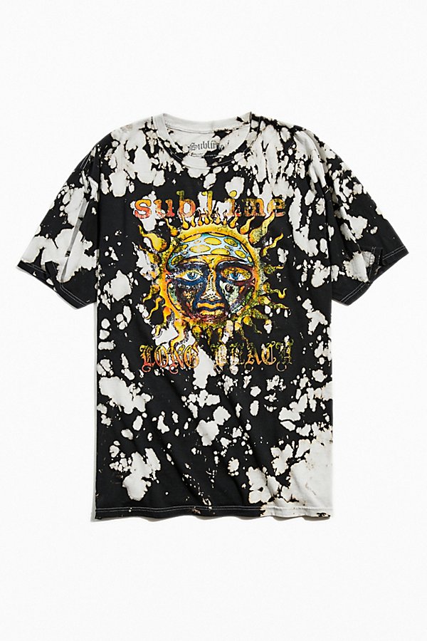 Urban Outfitters Sublime Classic Tie-dye Tee In Black Multi | ModeSens