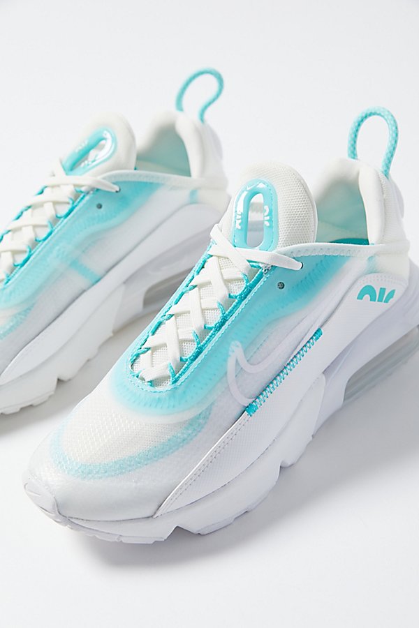 Nike Air Max 2090 Sneaker In White + Teal