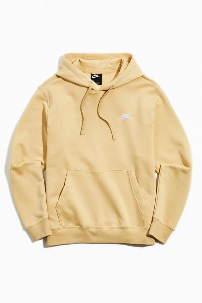 Nike Sportswear Club Fleece Hoodie Sweatshirt In Tan