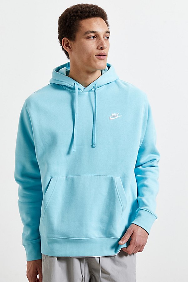 Nike Sportswear Club Fleece Hoodie Sweatshirt In Teal