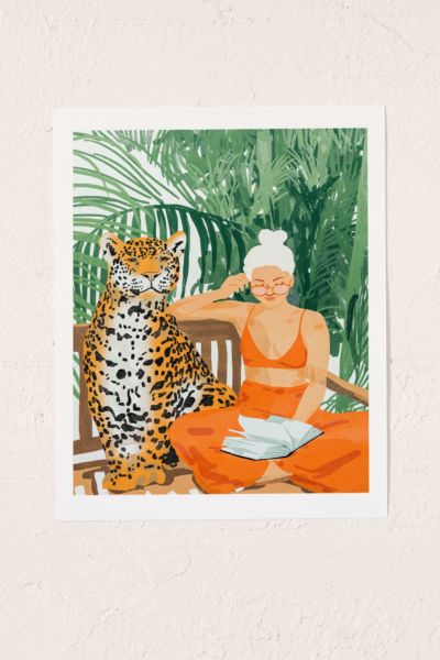 83 Oranges Jungle Vacay Art Print