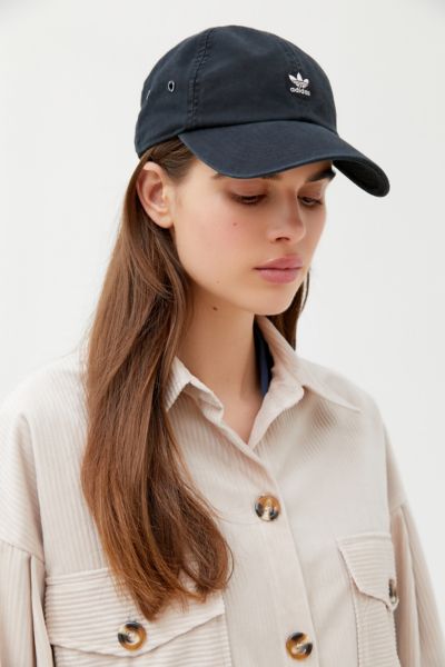 Adidas Originals Originals Mini Logo Relaxed Baseball Hat In Black