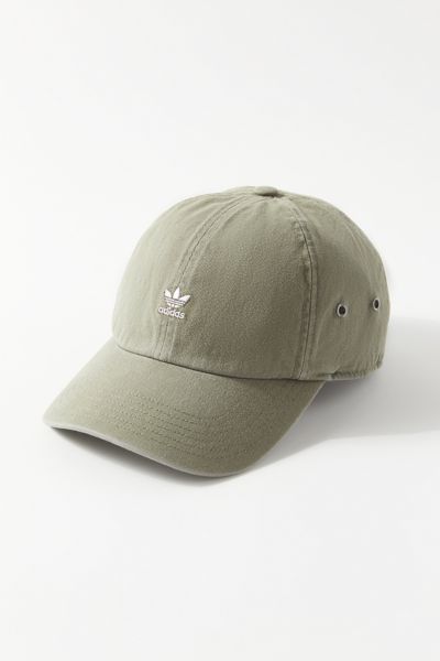 Adidas Originals Originals Mini Logo Relaxed Baseball Hat In Green