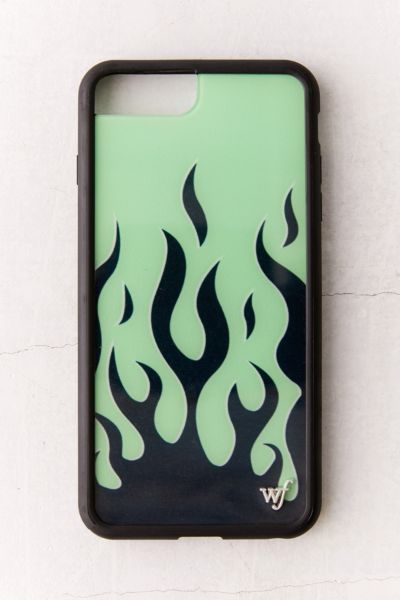 Wildflower Neon Green Flame Iphone Case In Iphone 6/7/8 Plus