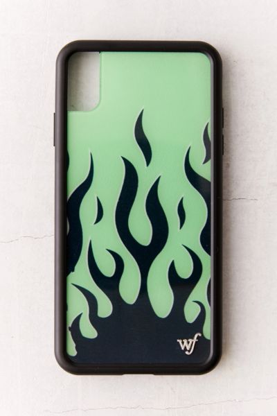 Wildflower Neon Green Flame Iphone Case In Iphone Xs Max