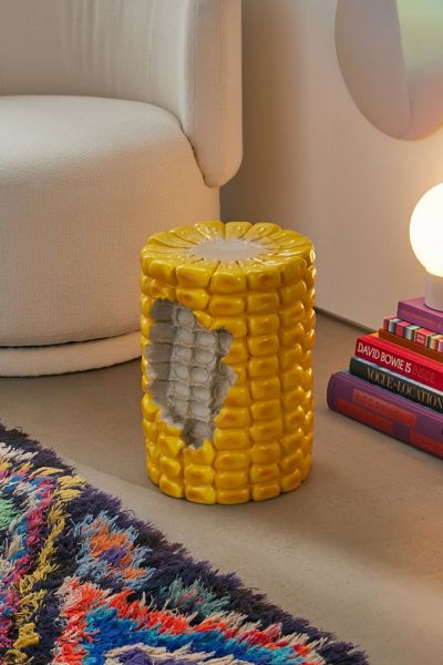 Rotary Hero Giant Food Stool In Corn | ModeSens