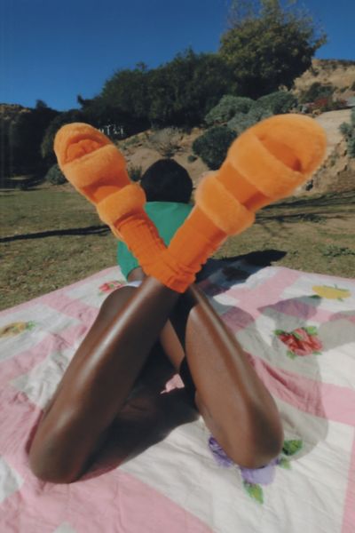 Ugg Women's Oh Yeah Slide Slippers In Dark Orange