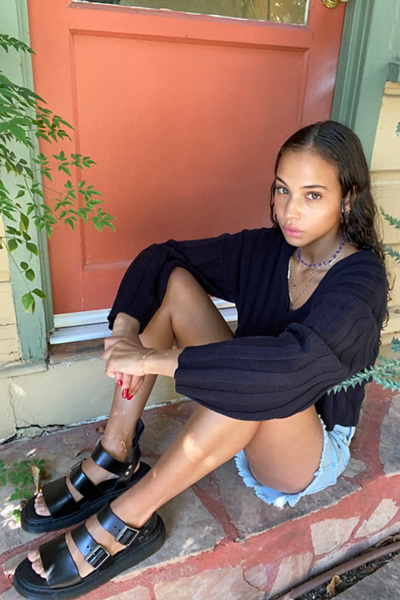 Dr. Martens Gryphon Brando Black Women`s Sandal