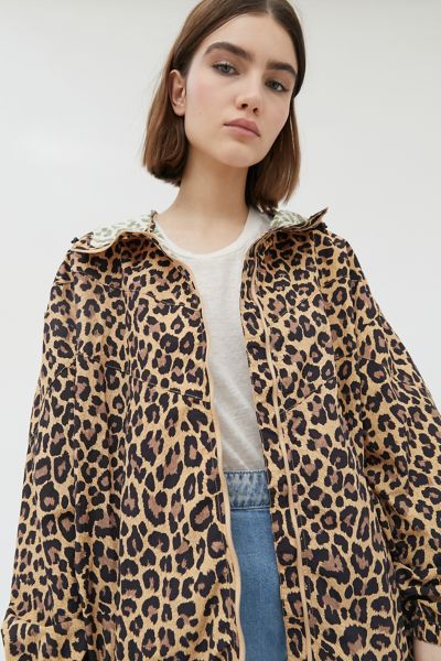 urban outfitters leopard jacket