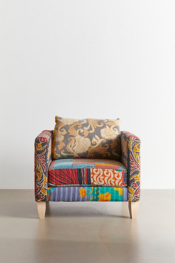 Urban Renewal One-of-a-kind Kantha Chair In Multi