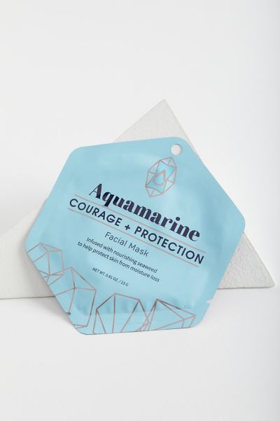 Urban Outfitters Crystal Sheet Mask In Aquamarine