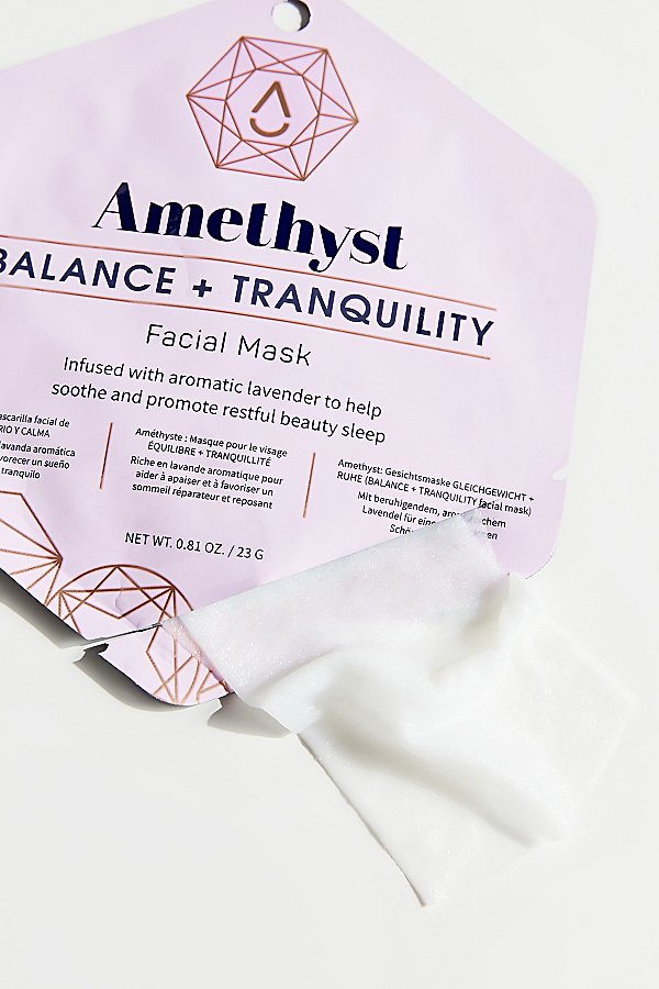 Urban Outfitters Crystal Sheet Mask In Amethyst