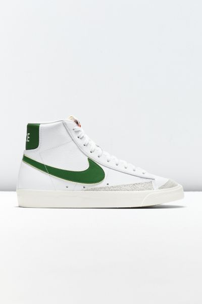 Nike Men's Blazer Mid '77 Vintage Leather High-top Sneakers In Green