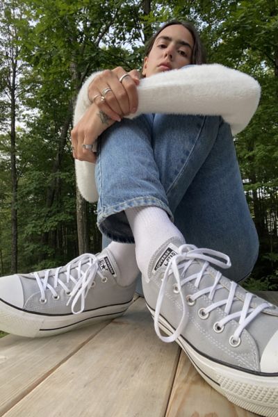Converse Chuck Taylor All Star Seasonal Color Platform Sneaker In Grey