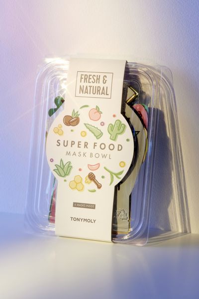 TONYMOLY SUPERFOOD MASK BOWL SET IN ASSORTED AT URBAN OUTFITTERS,55554844
