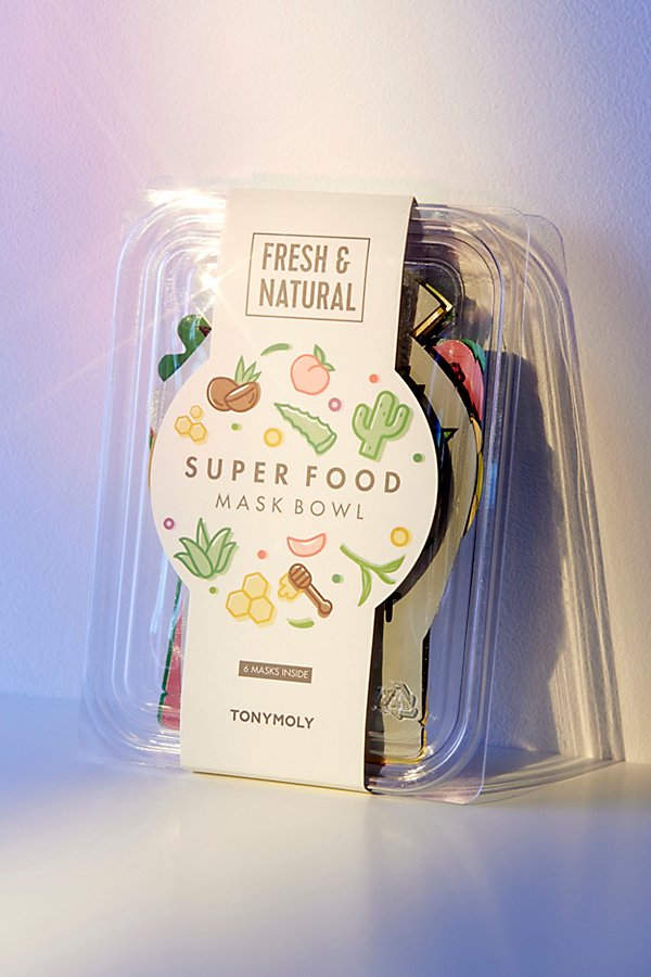 TONYMOLY SUPERFOOD MASK BOWL SET IN ASSORTED AT URBAN OUTFITTERS,55554844