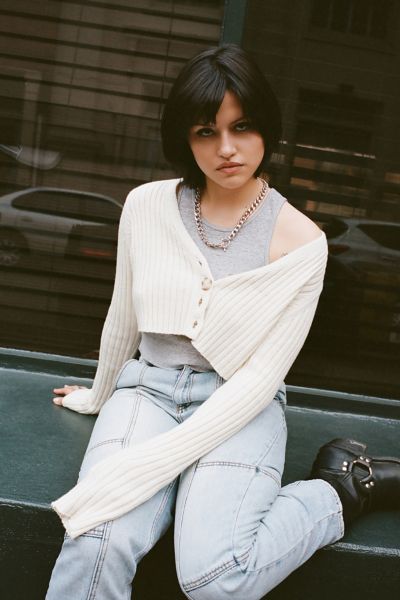 urban outfitters white cardigan
