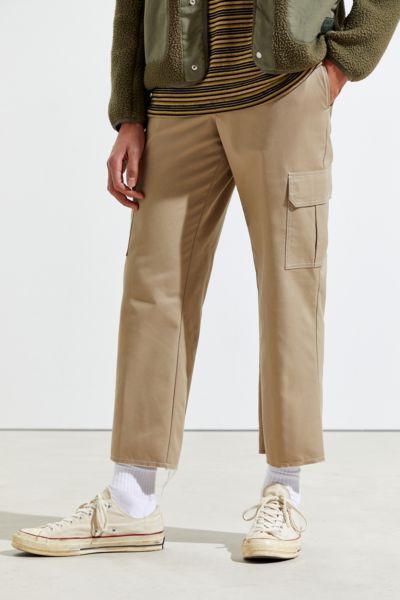 Dickies Uo Exclusive Cutoff Cotton Cargo Pant In Taupe