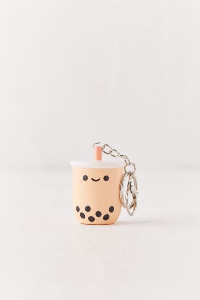 Urban Outfitters Boba Tea Keychain In Yellow