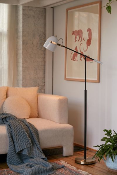 Urban Outfitters Casey Floor Lamp In Gold